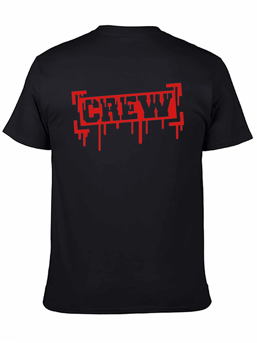Crew Graphic Print T-Shirt - Black