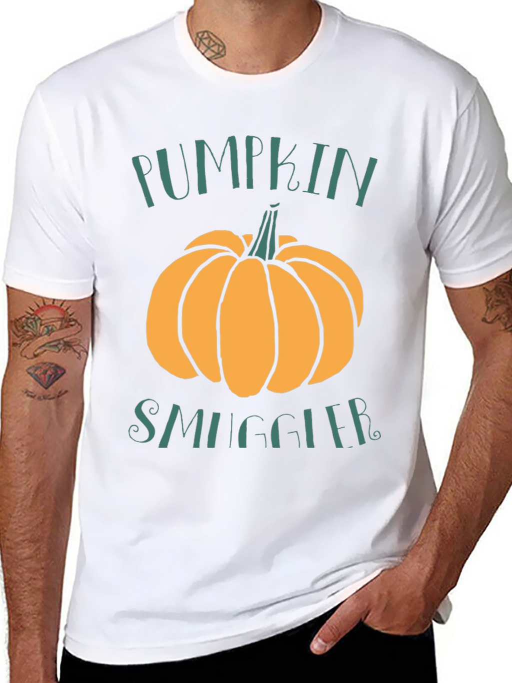 Pumpkin Smuggler T-Shirt - Fall Apparel