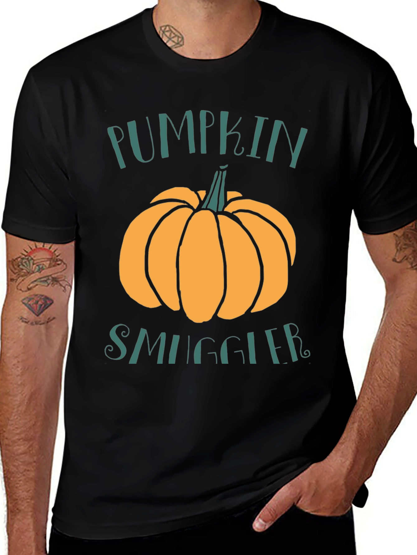 Pumpkin Smuggler T-Shirt - Fall Apparel