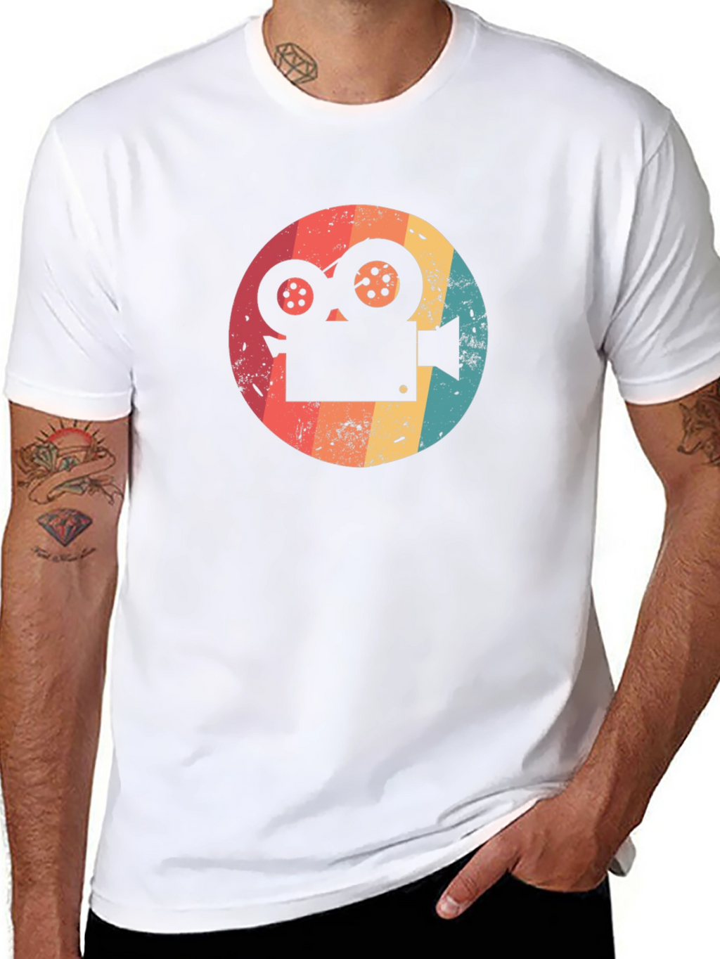 Retro Film Camera Graphic T-Shirt