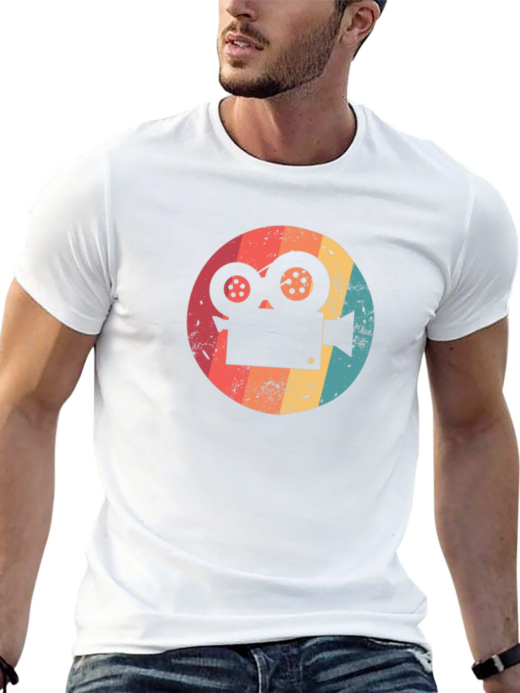 Retro Film Camera Graphic T-Shirt