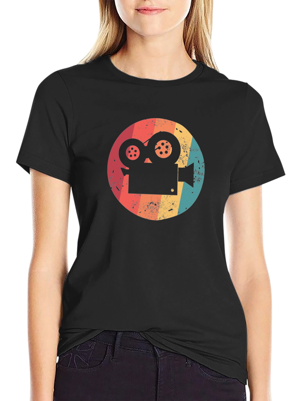 Retro Film Camera Graphic T-Shirt