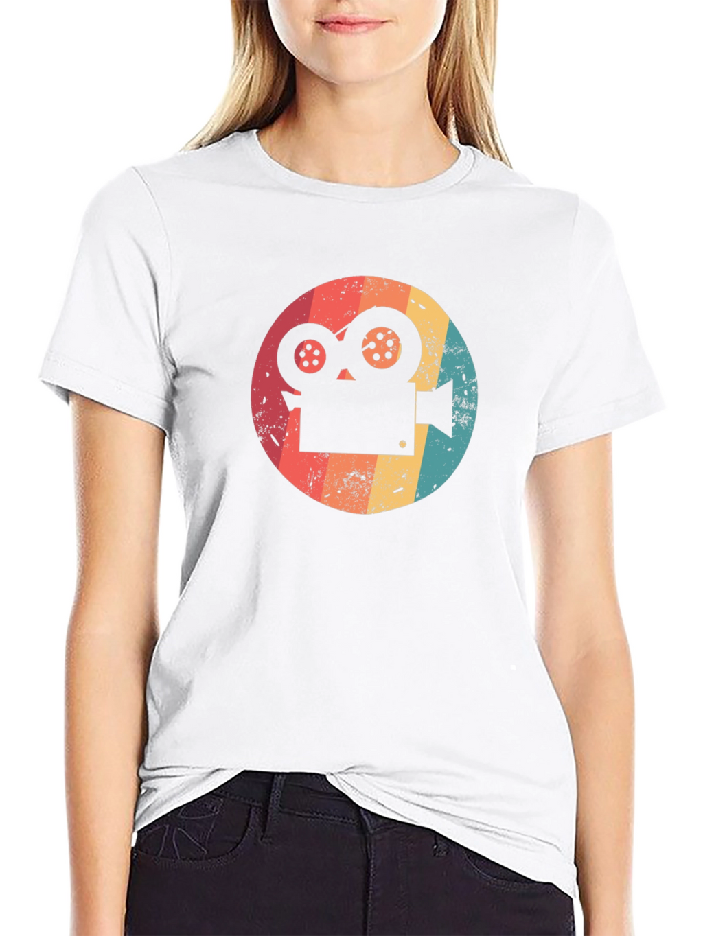 Retro Film Camera Graphic T-Shirt
