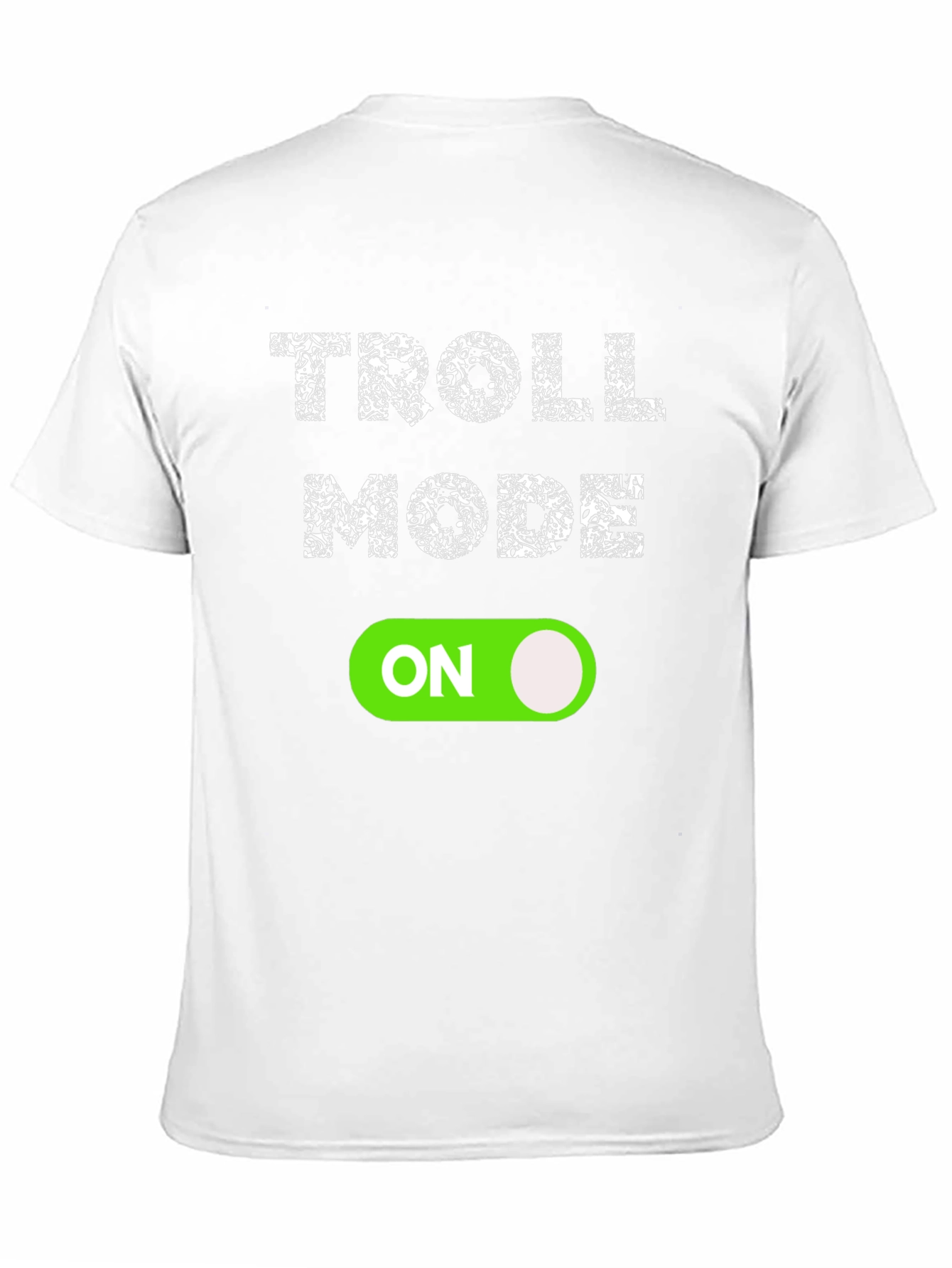 Troll Mode ON Black Graphic Tee