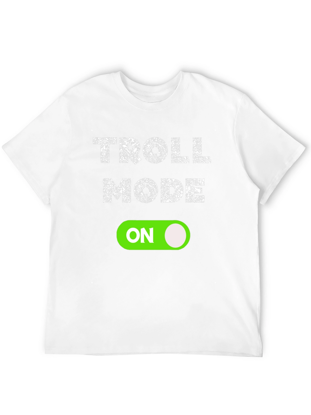 Troll Mode ON Black Graphic Tee