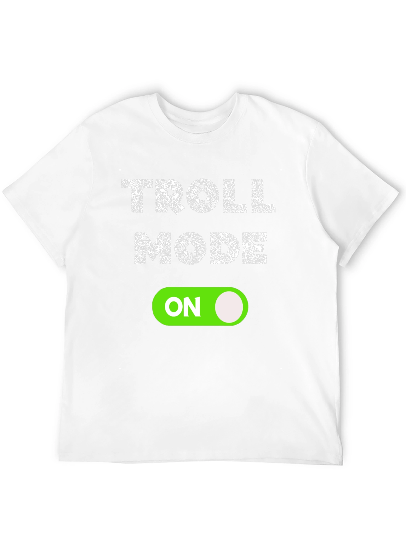Troll Mode ON Black Graphic Tee