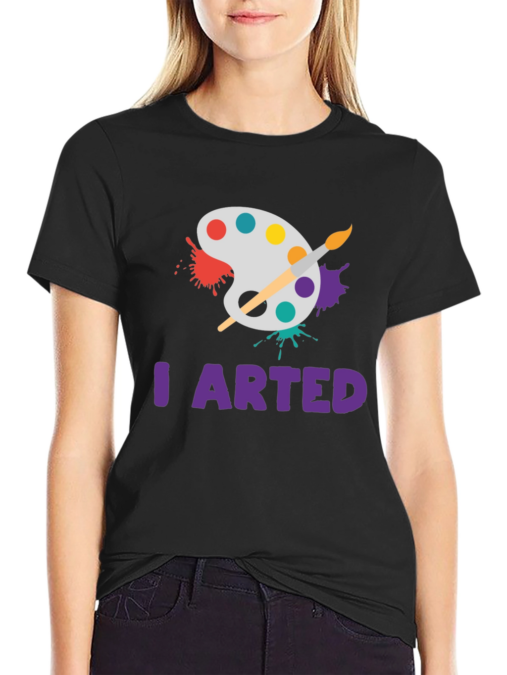 I Arted T-Shirt - Painters Palette Design
