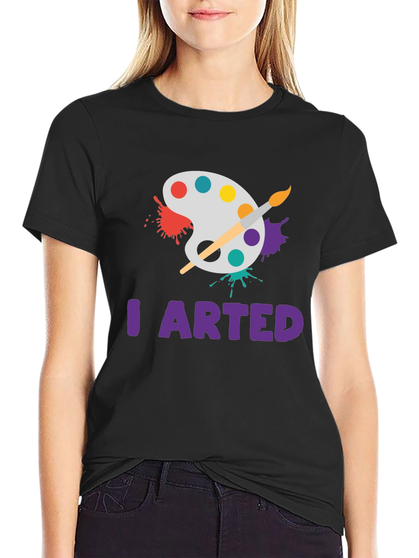 I Arted T-Shirt - Painters Palette Design