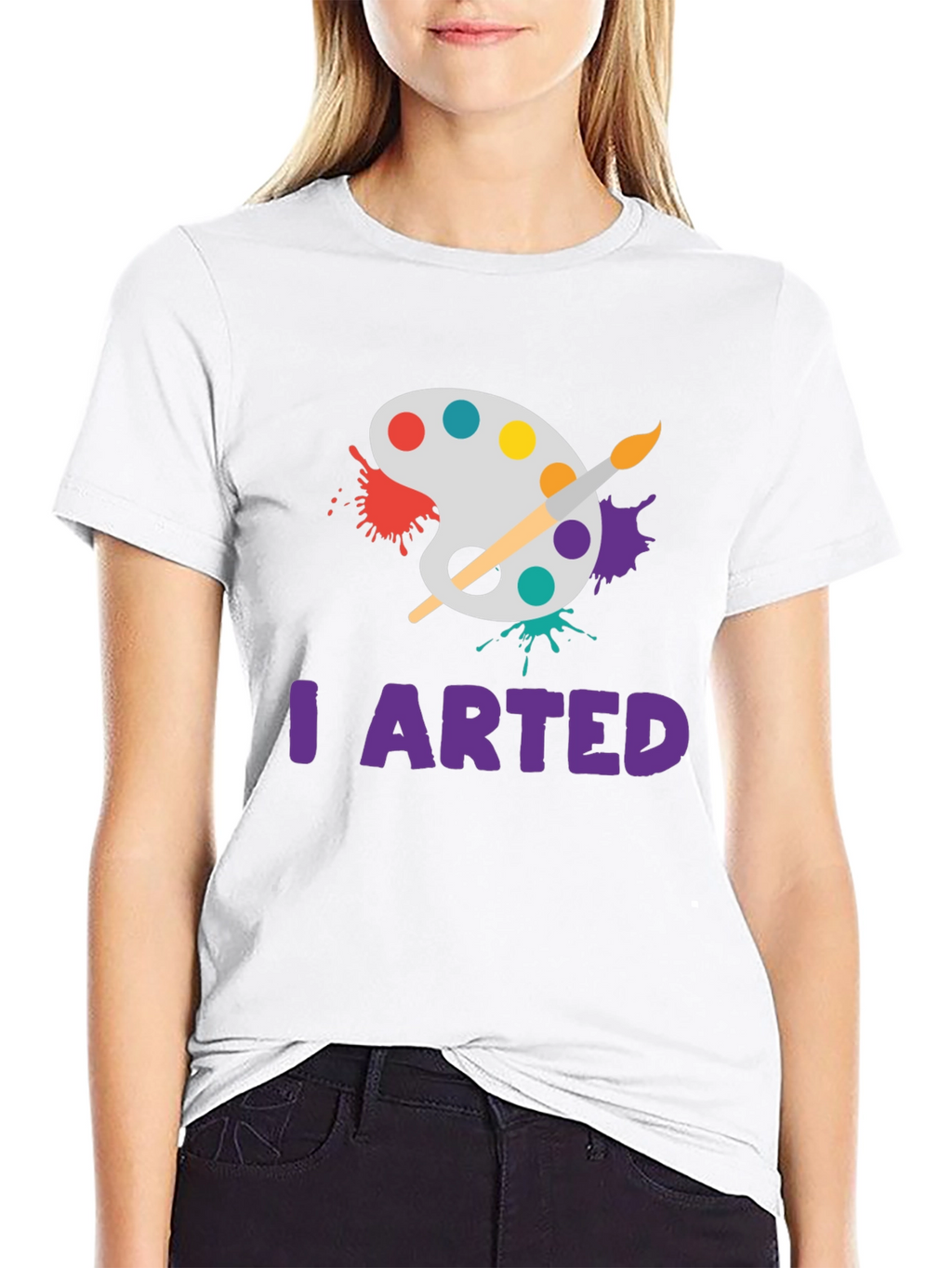 I Arted T-Shirt - Painters Palette Design