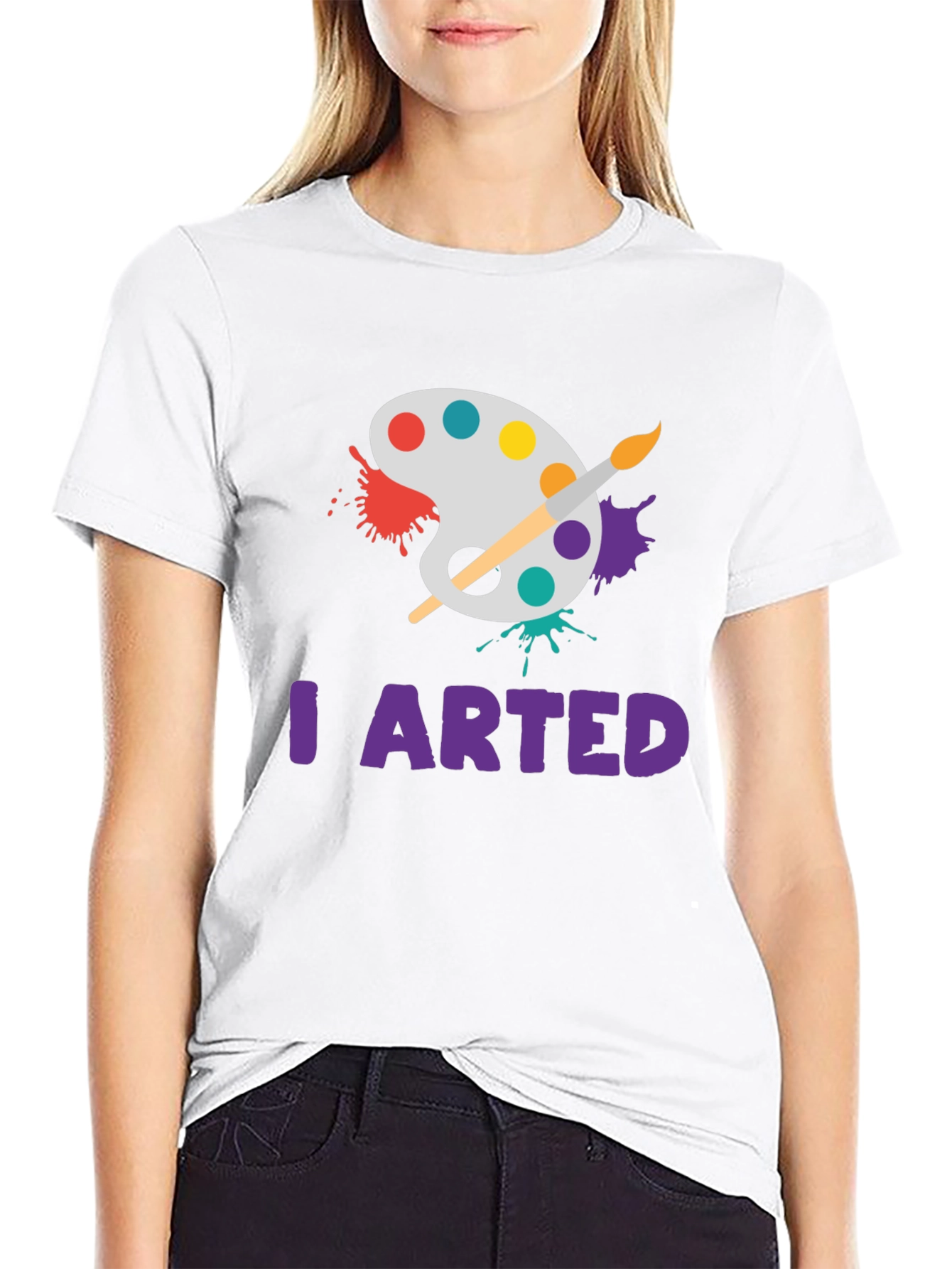I Arted T-Shirt - Painters Palette Design