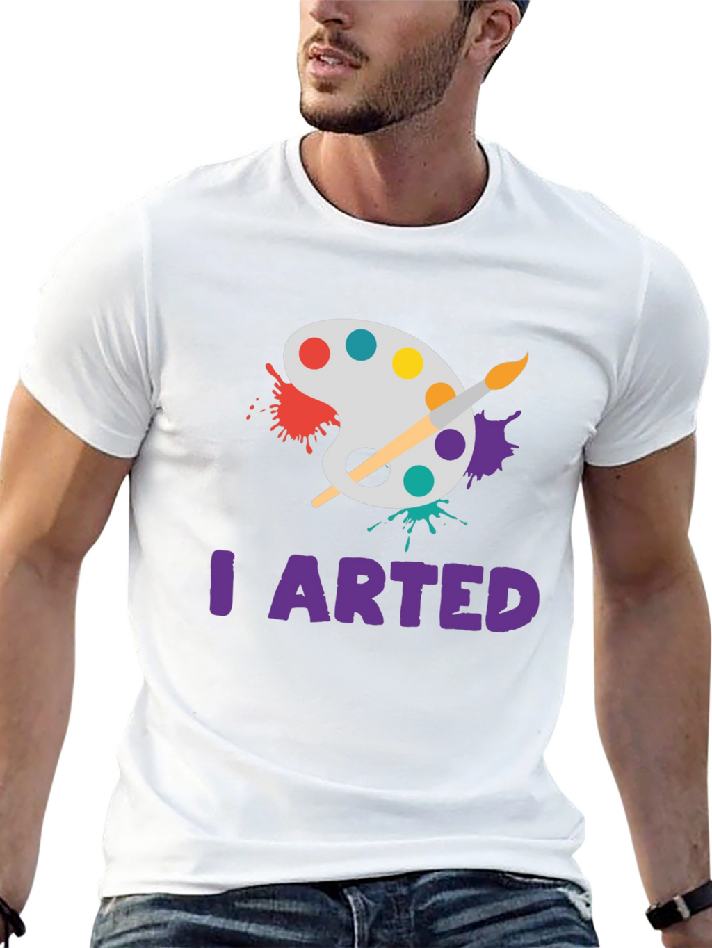I Arted T-Shirt - Painters Palette Design