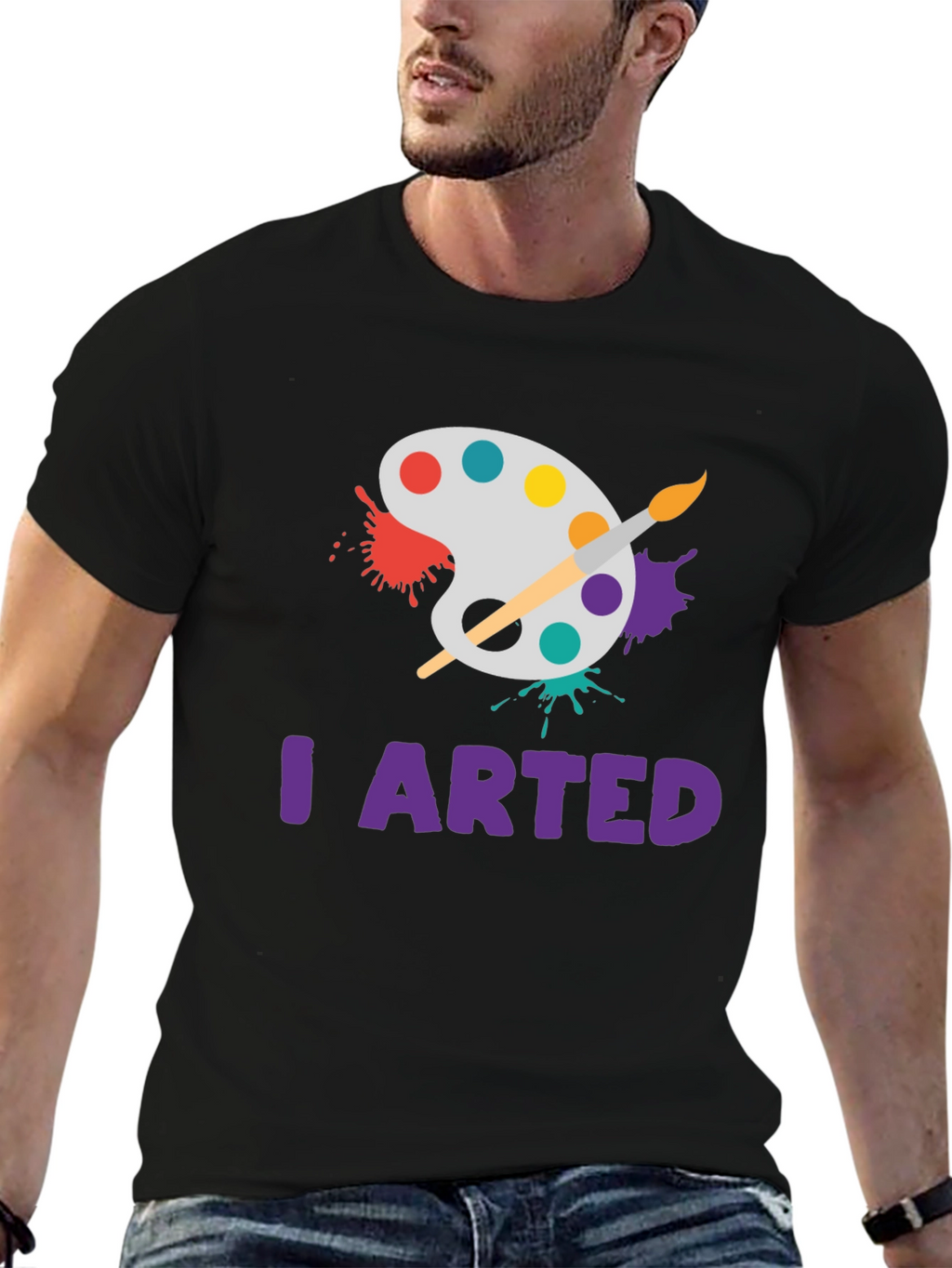 I Arted T-Shirt - Painters Palette Design