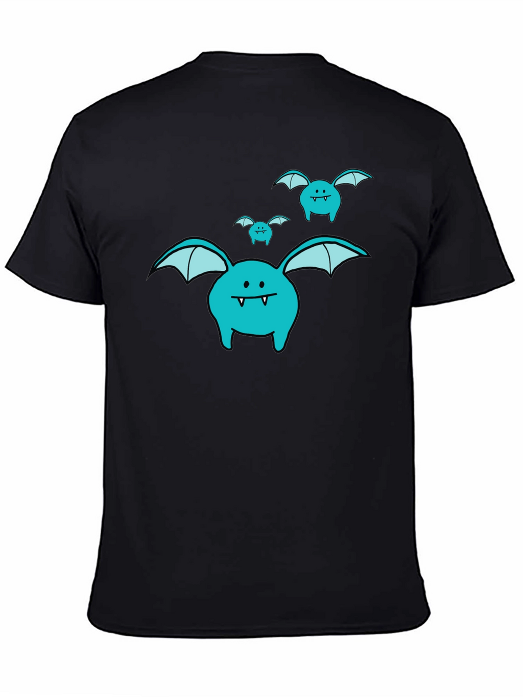 Cute Cartoon Bat Graphic Tee