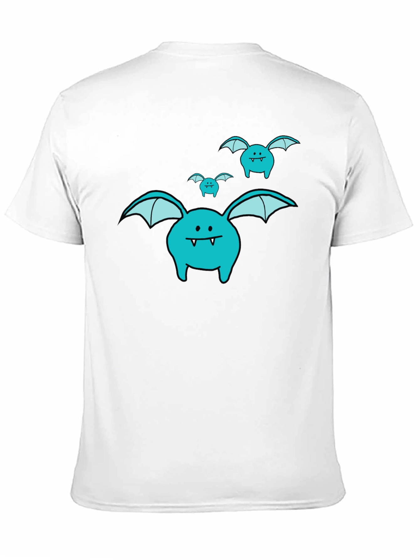 Cute Cartoon Bat Graphic Tee