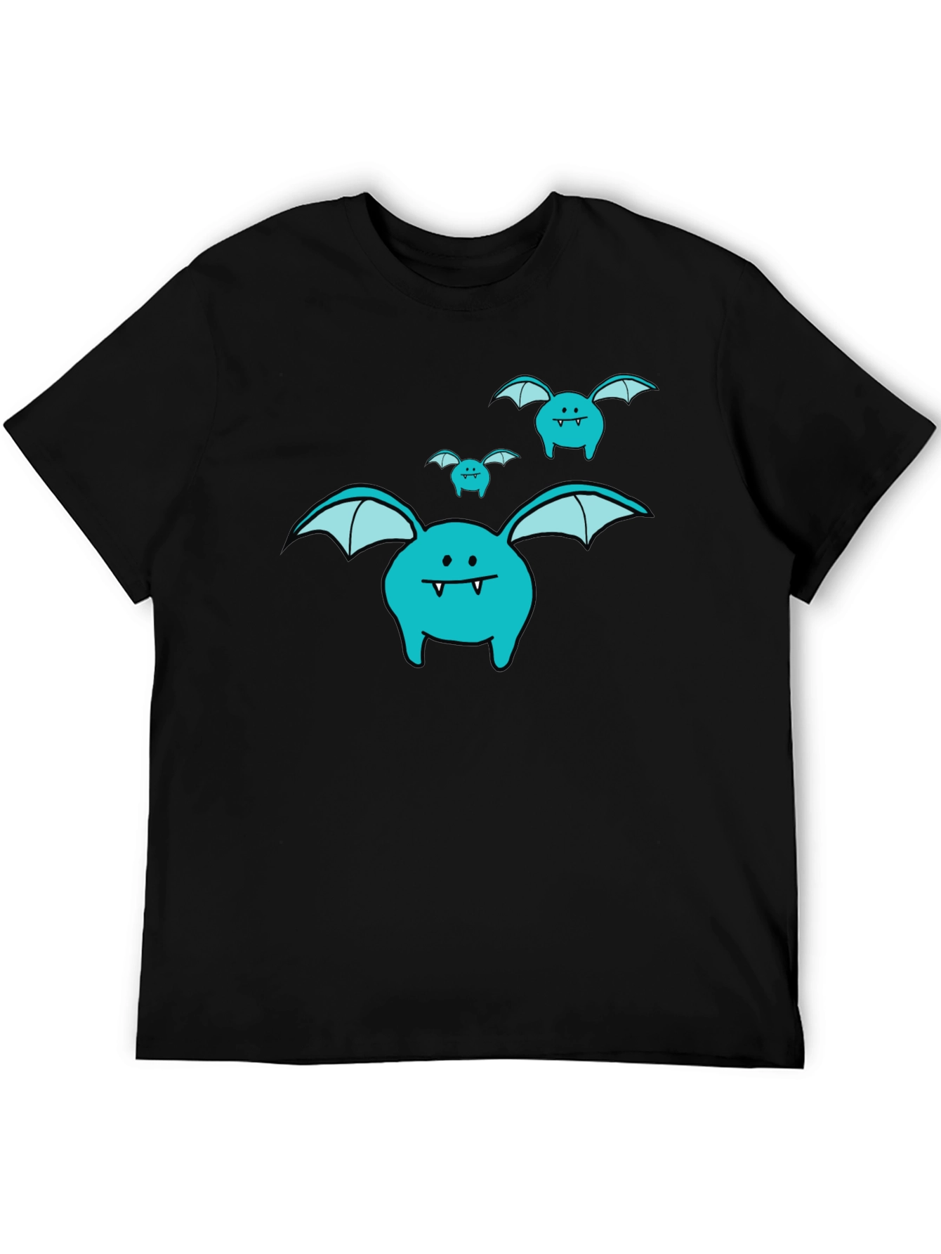Cute Cartoon Bat Graphic Tee