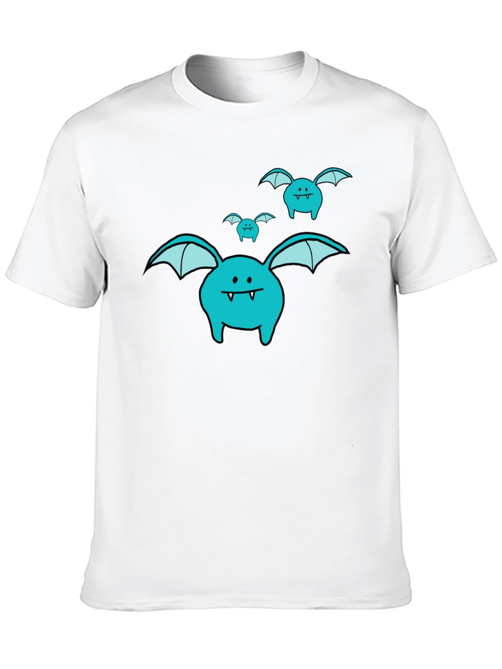 Cute Cartoon Bat Graphic Tee