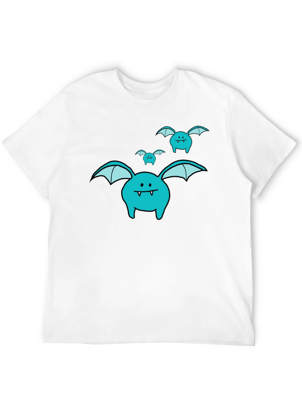 Cute Cartoon Bat Graphic Tee