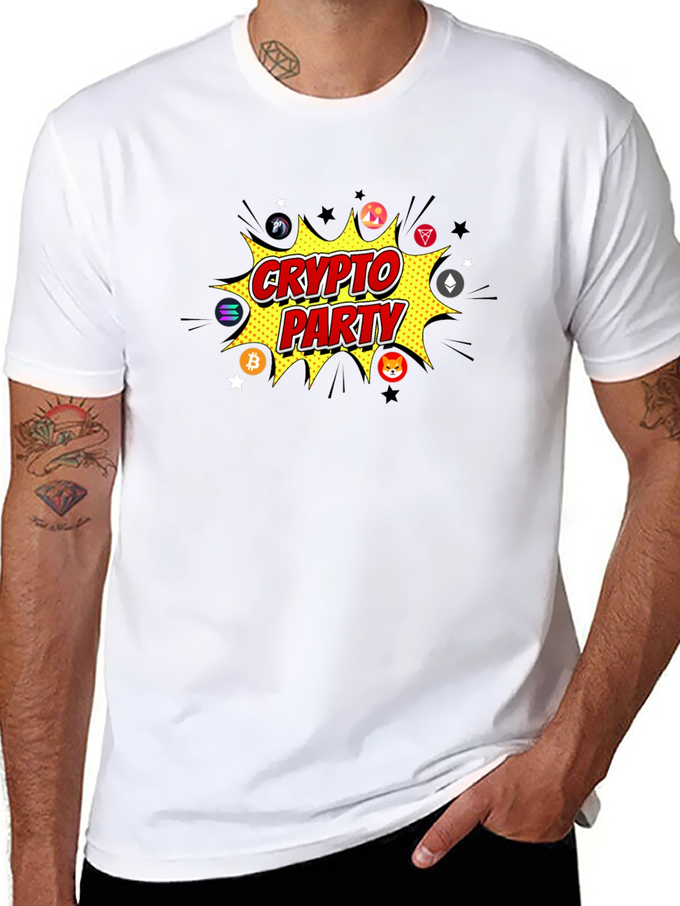 Crypto Party Black T-Shirt