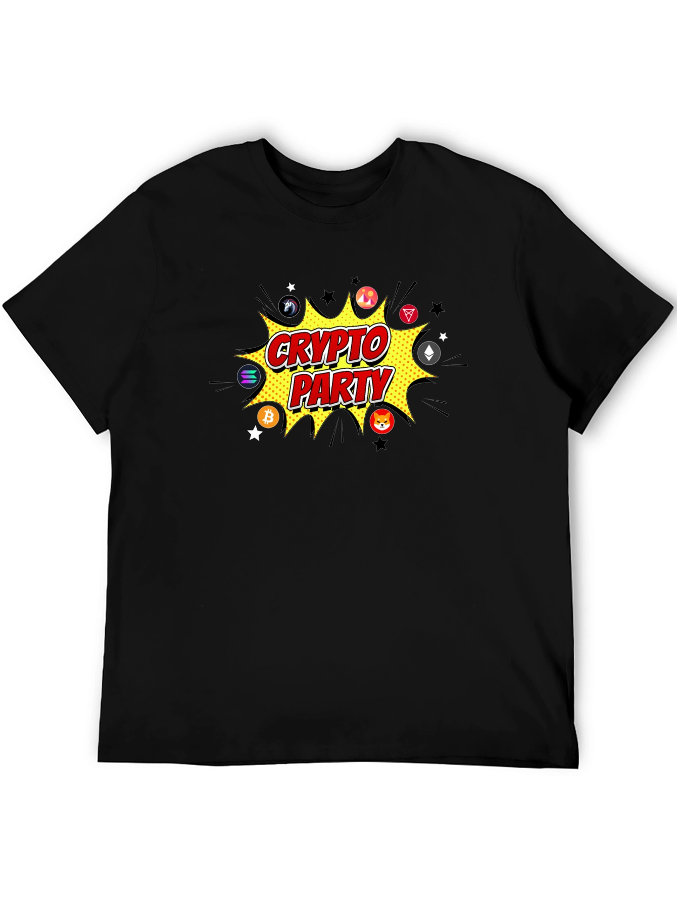 Crypto Party Black T-Shirt