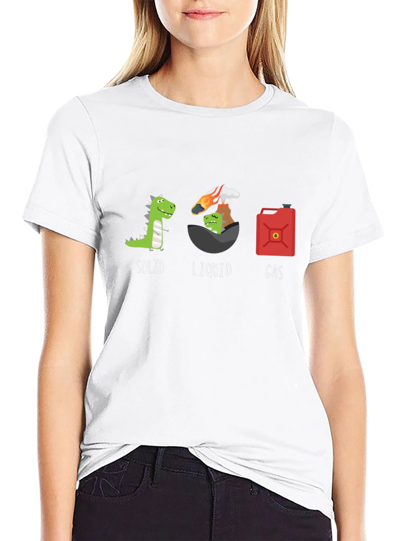 Dino States of Matter Graphic Tee