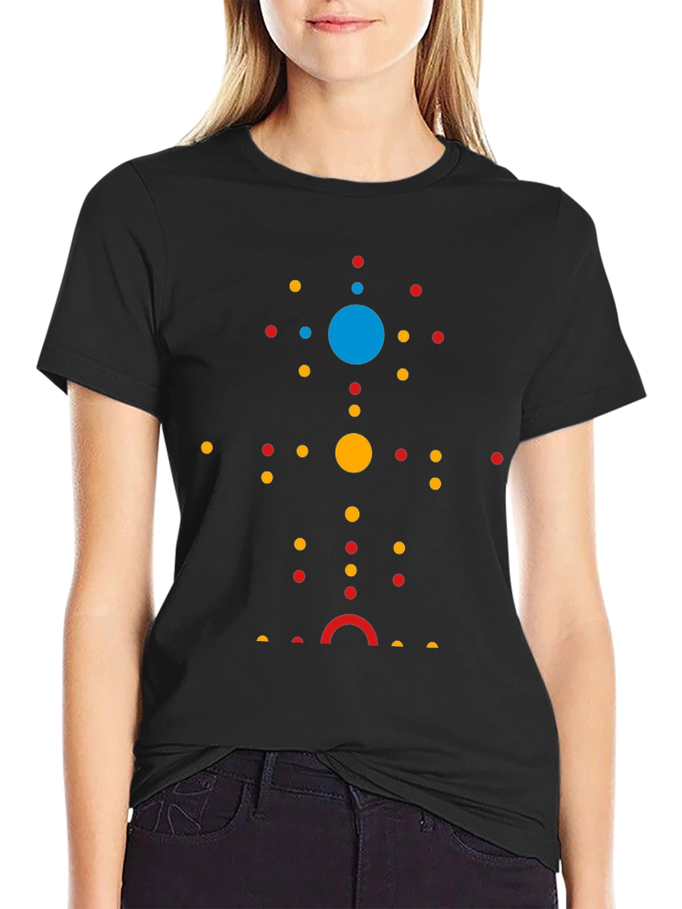 Abstract Dot Pattern Tee