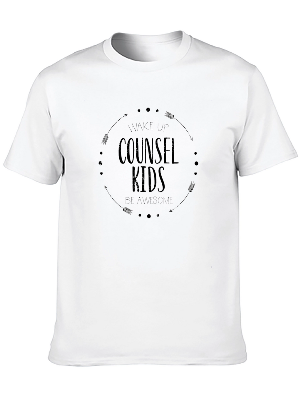 Counsel Kids Graphic Tee - Black Cotton T-Shirt