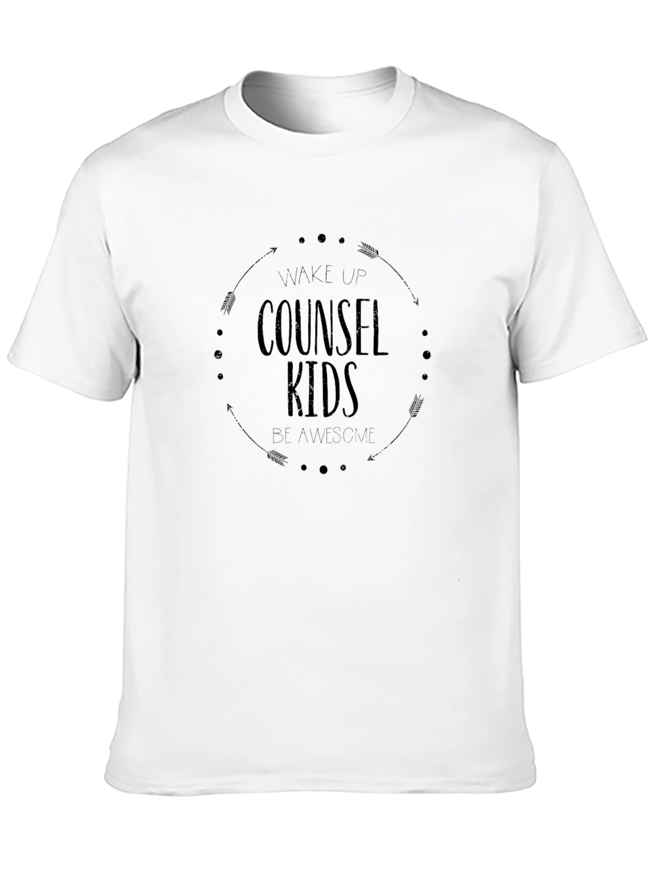 Counsel Kids Graphic Tee - Black Cotton T-Shirt