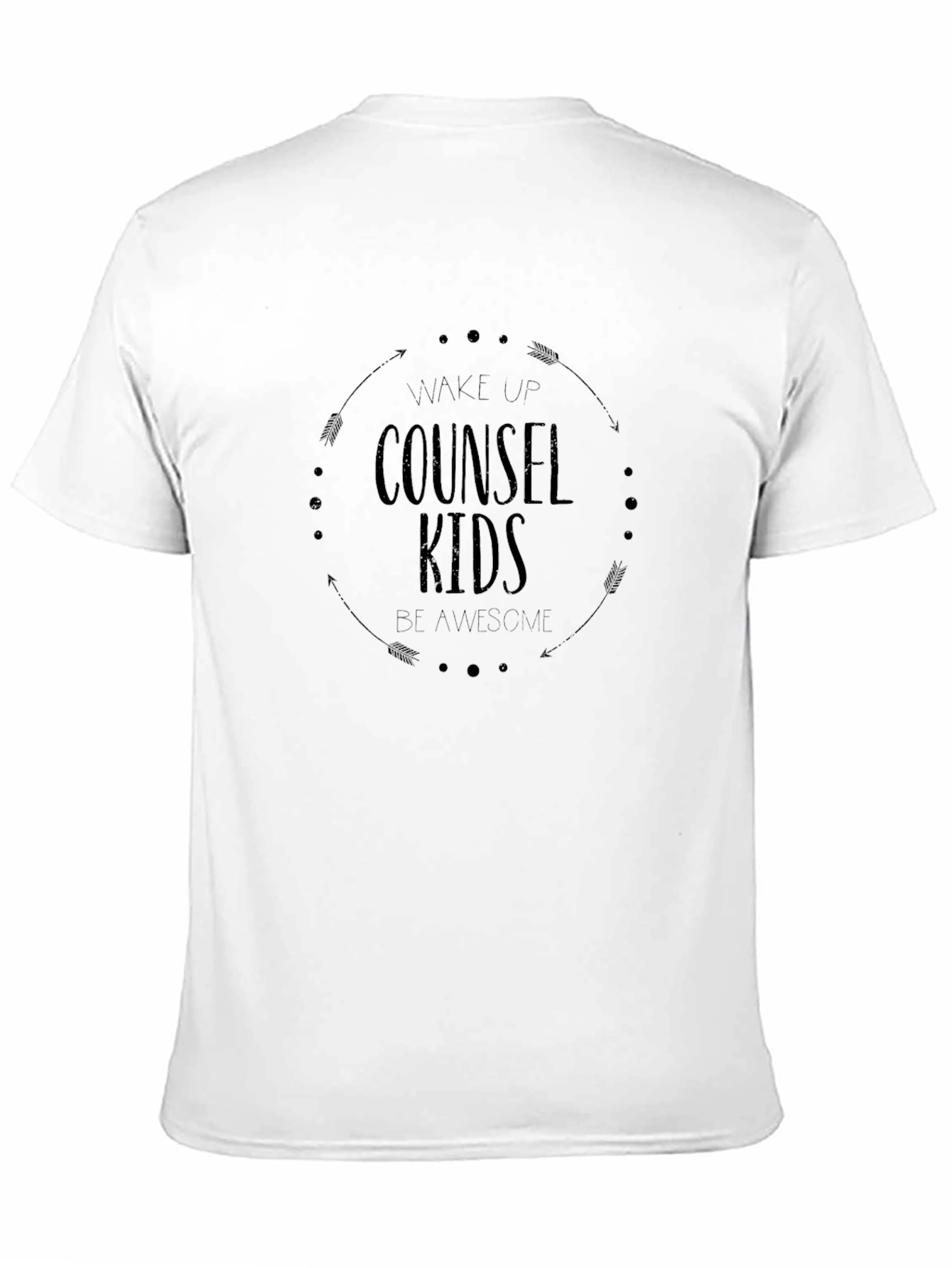 Counsel Kids Graphic Tee - Black Cotton T-Shirt