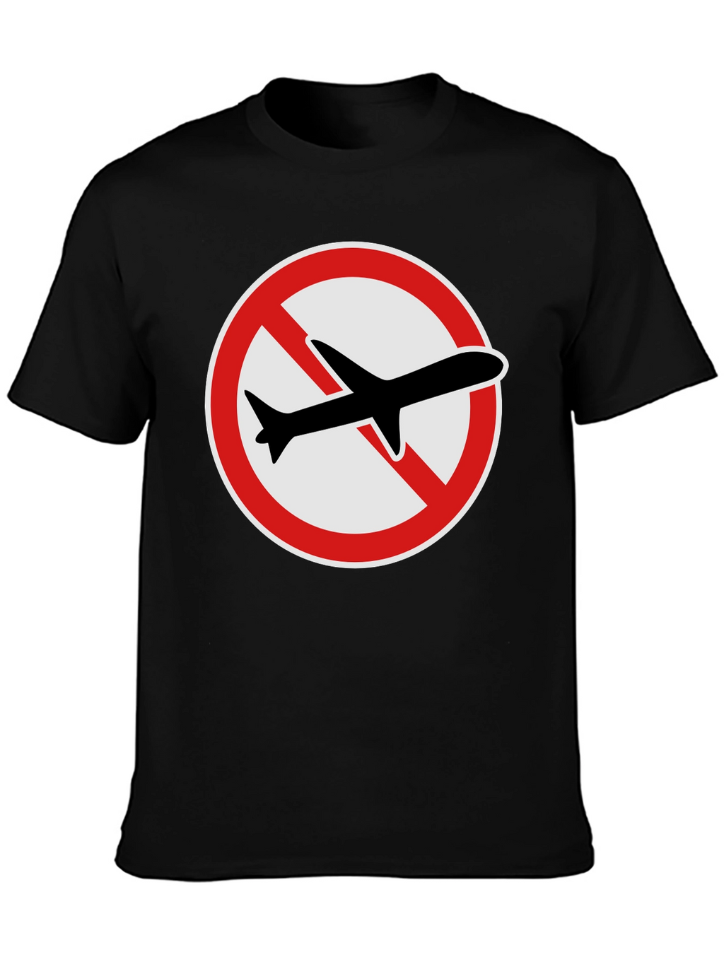No Fly Zone T-Shirt: Black Graphic Tee
