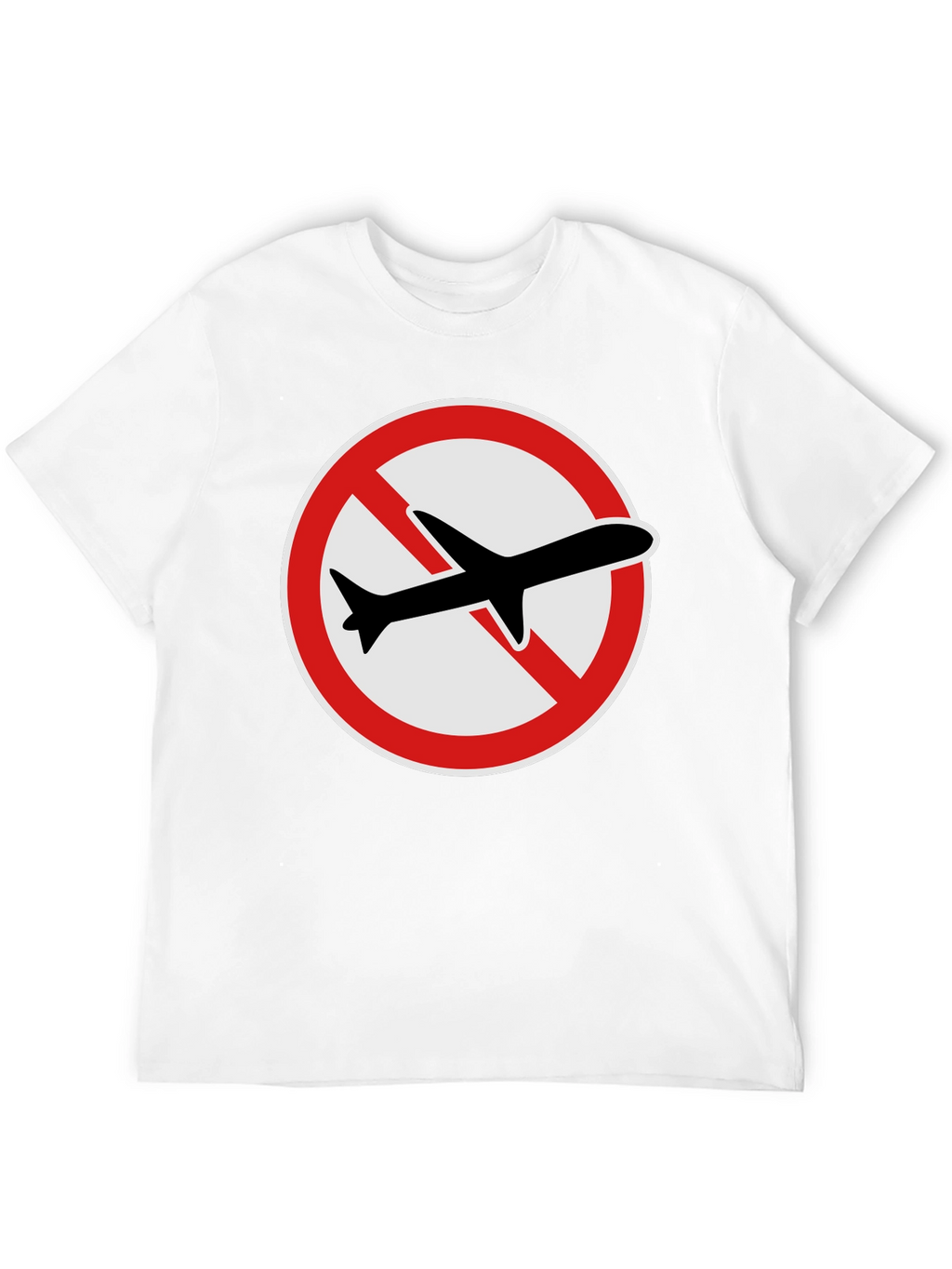 No Fly Zone T-Shirt: Black Graphic Tee