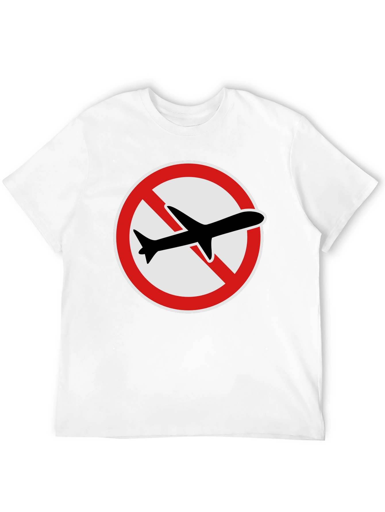 No Fly Zone T-Shirt: Black Graphic Tee