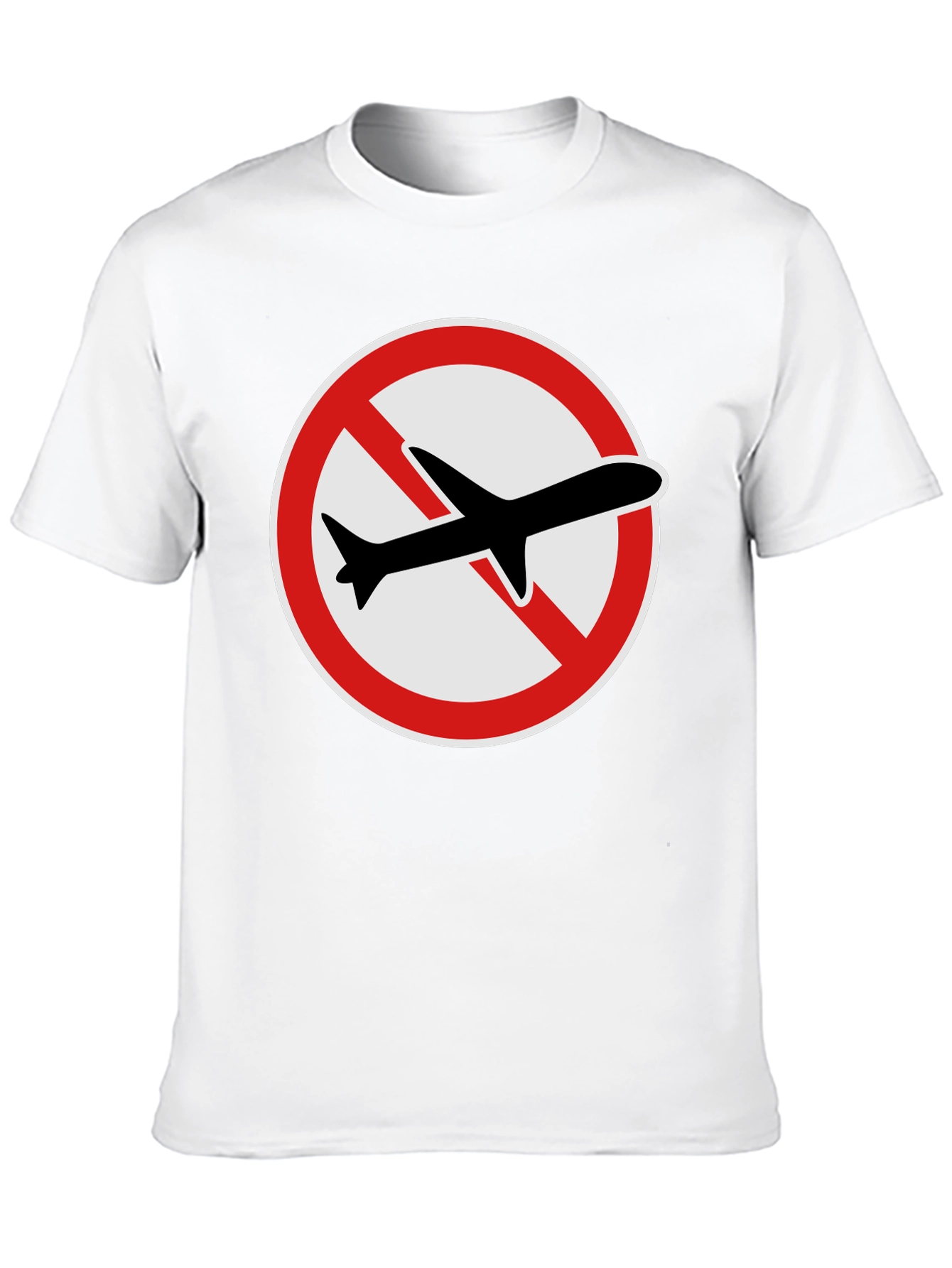 No Fly Zone T-Shirt: Black Graphic Tee