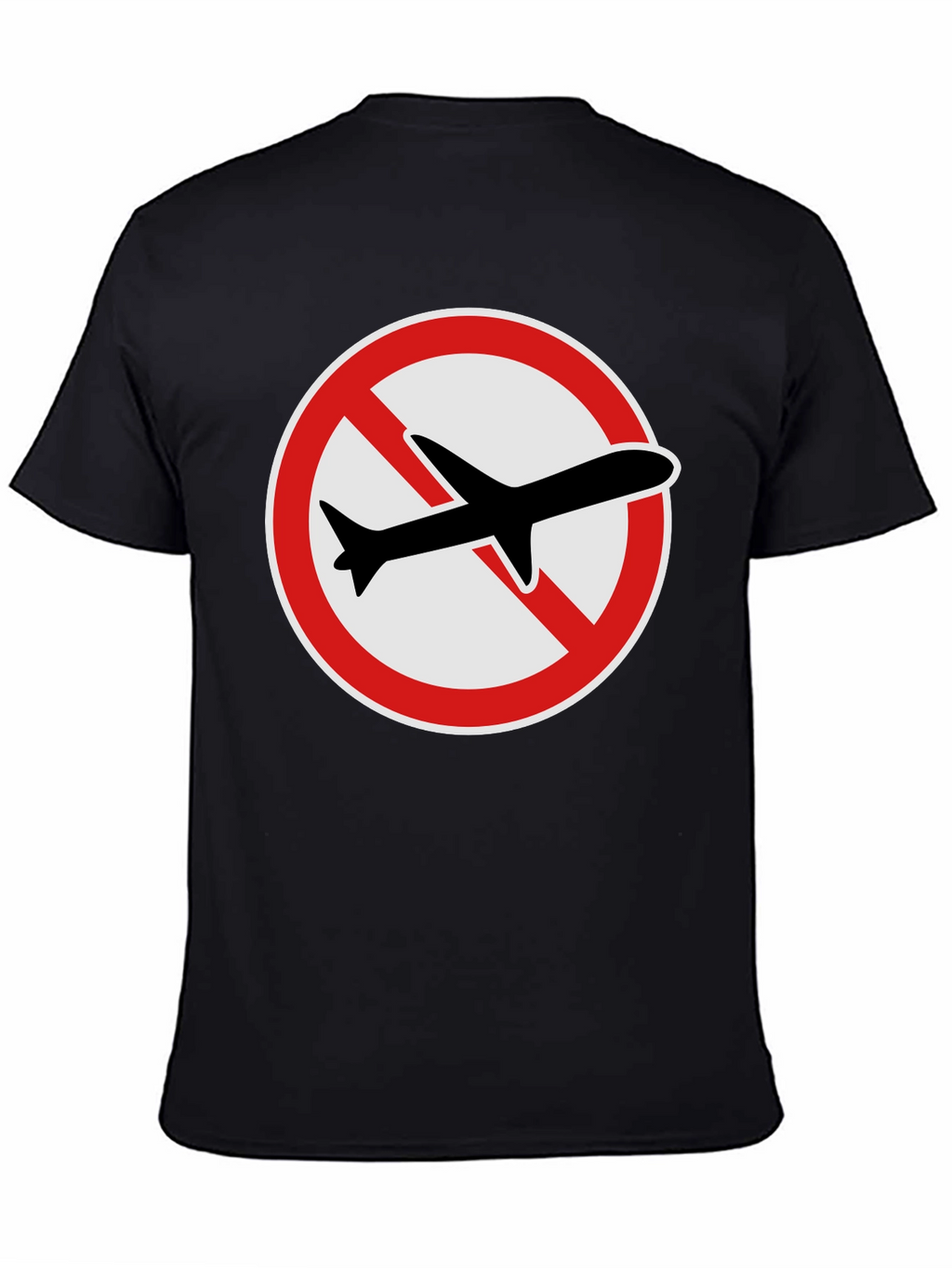 No Fly Zone T-Shirt: Black Graphic Tee