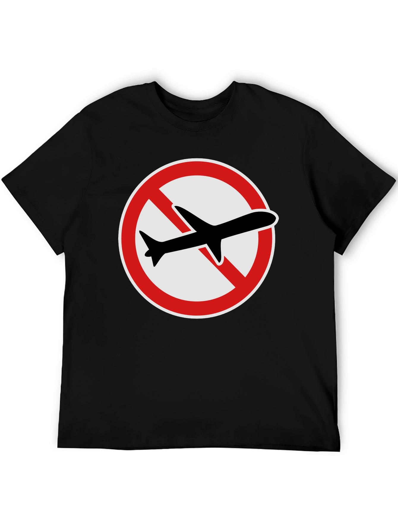 No Fly Zone T-Shirt: Black Graphic Tee
