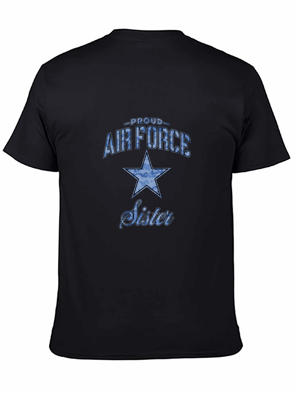 Proud Air Force Sister Graphic T-Shirt