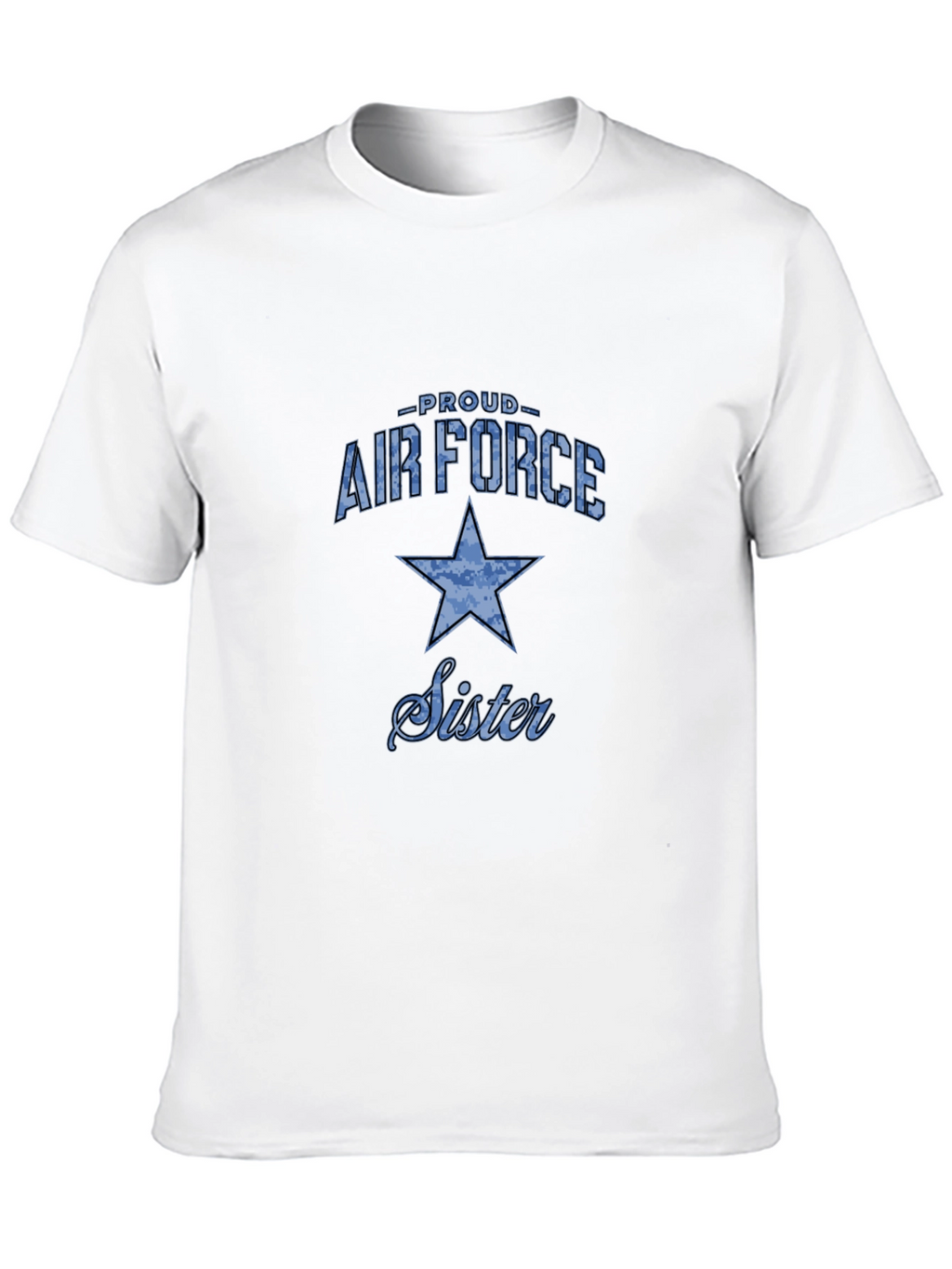 Proud Air Force Sister Graphic T-Shirt