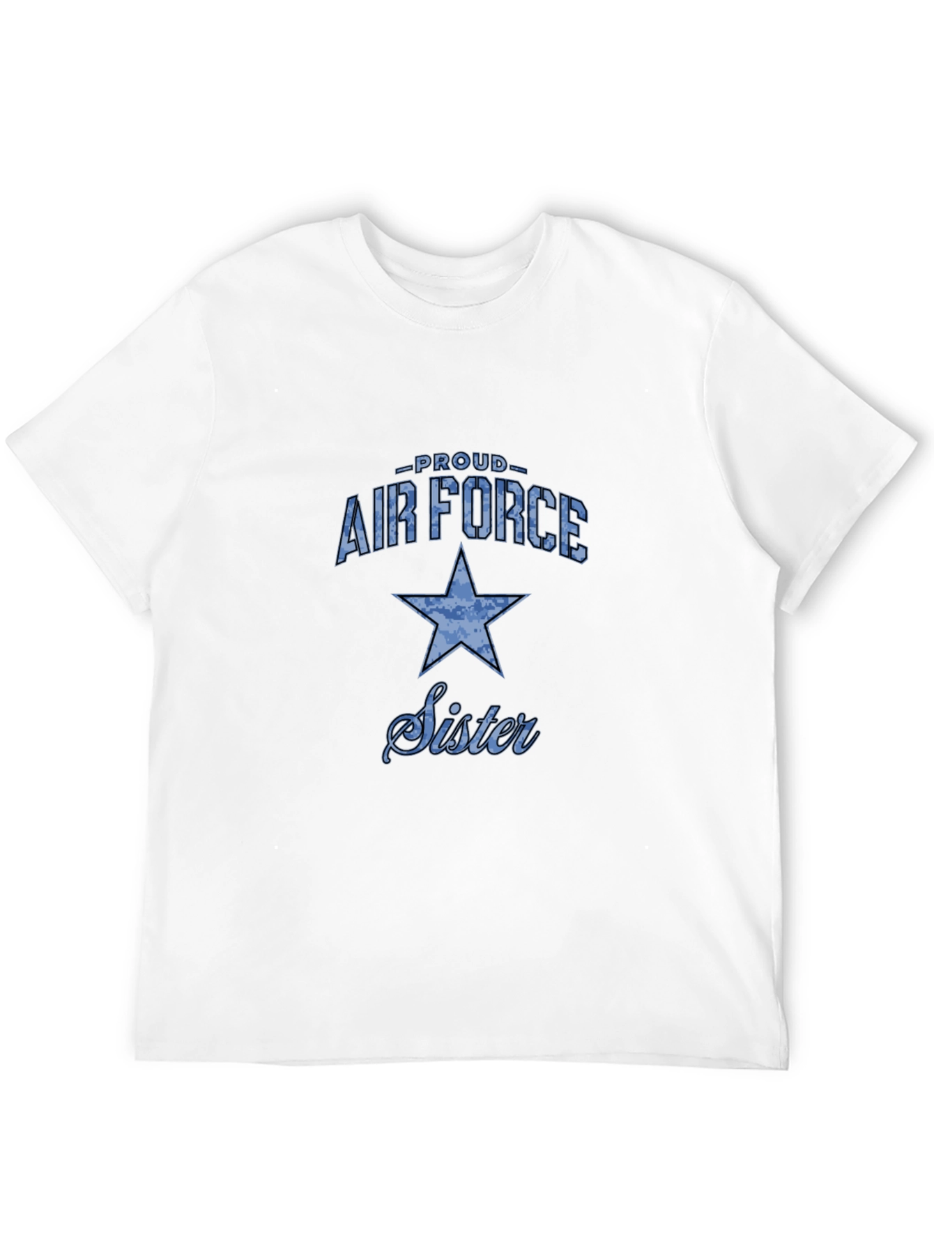 Proud Air Force Sister Graphic T-Shirt