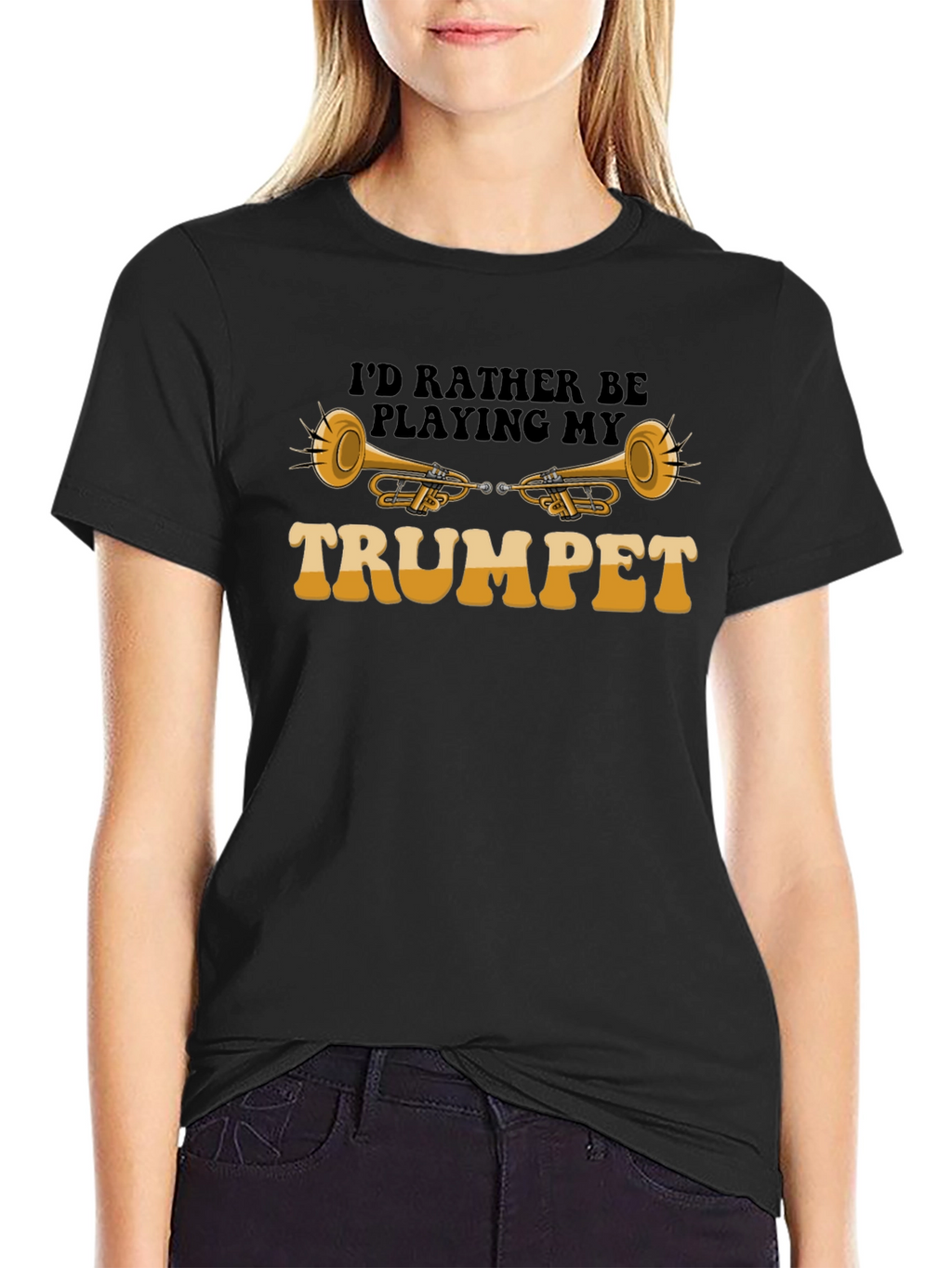 Id Rather Be Playing My Trumpet T-Shirt