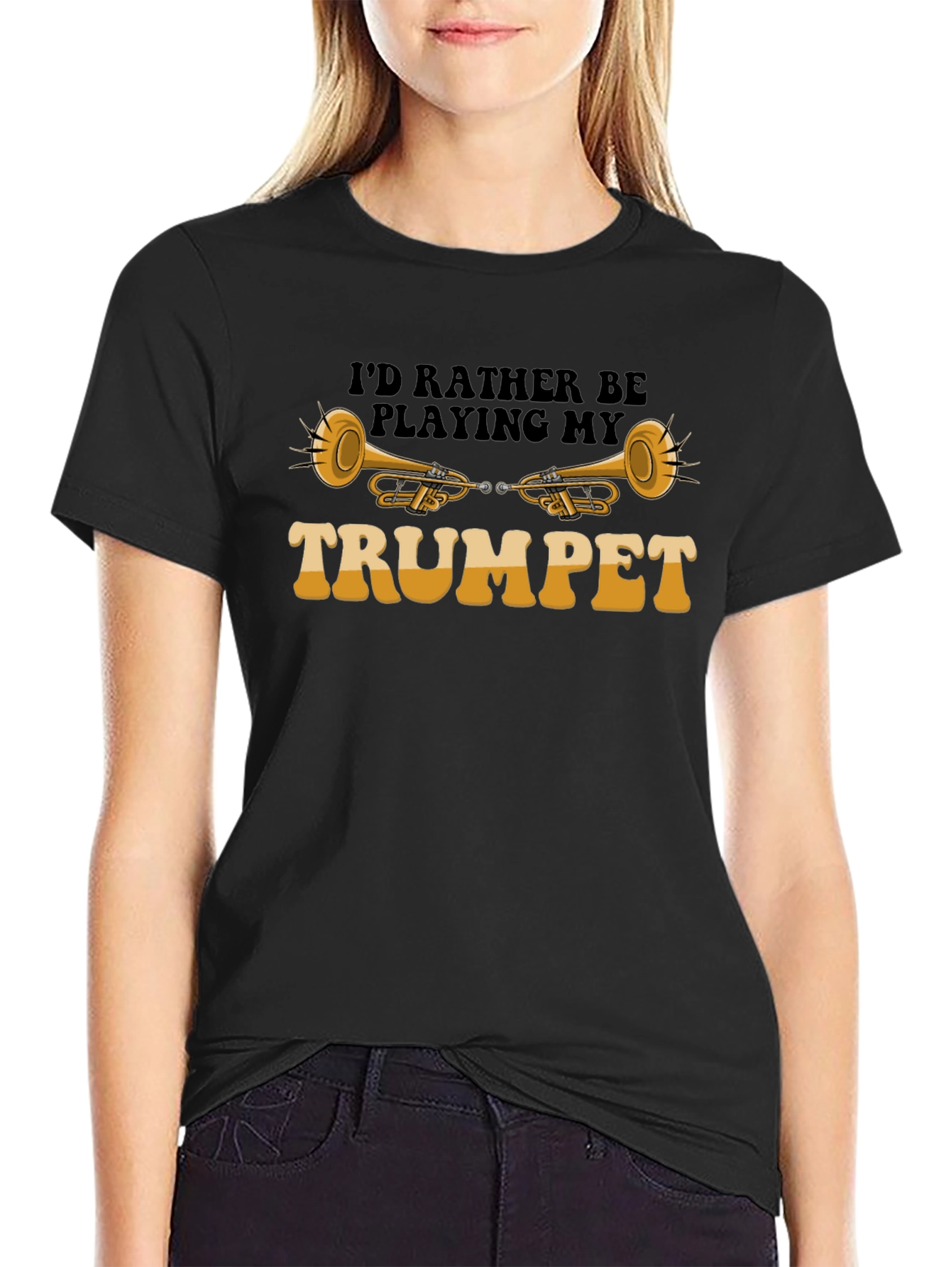Id Rather Be Playing My Trumpet T-Shirt