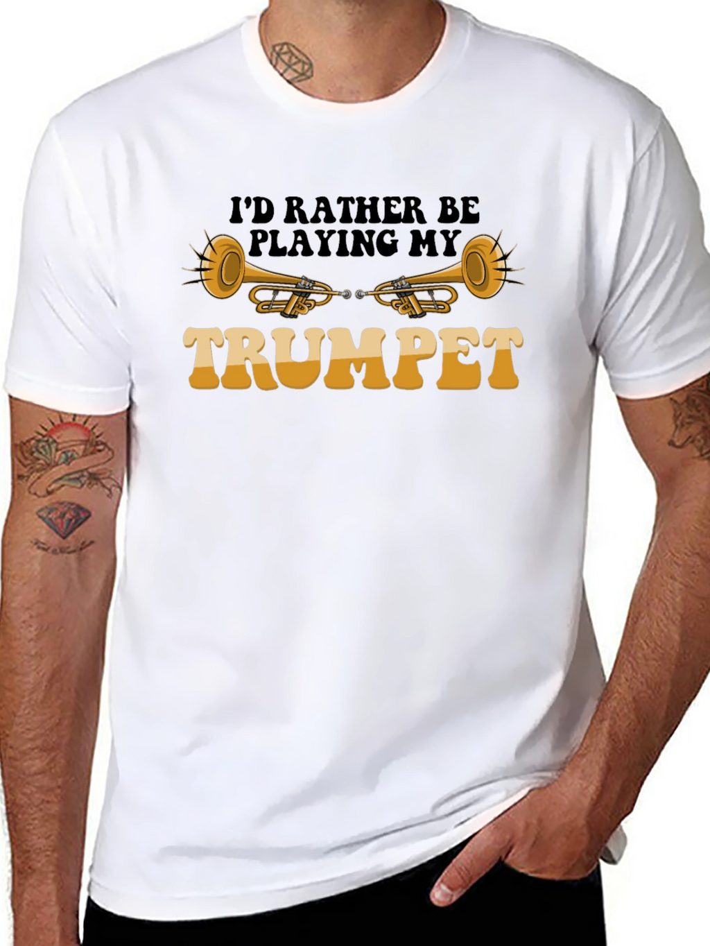 Id Rather Be Playing My Trumpet T-Shirt