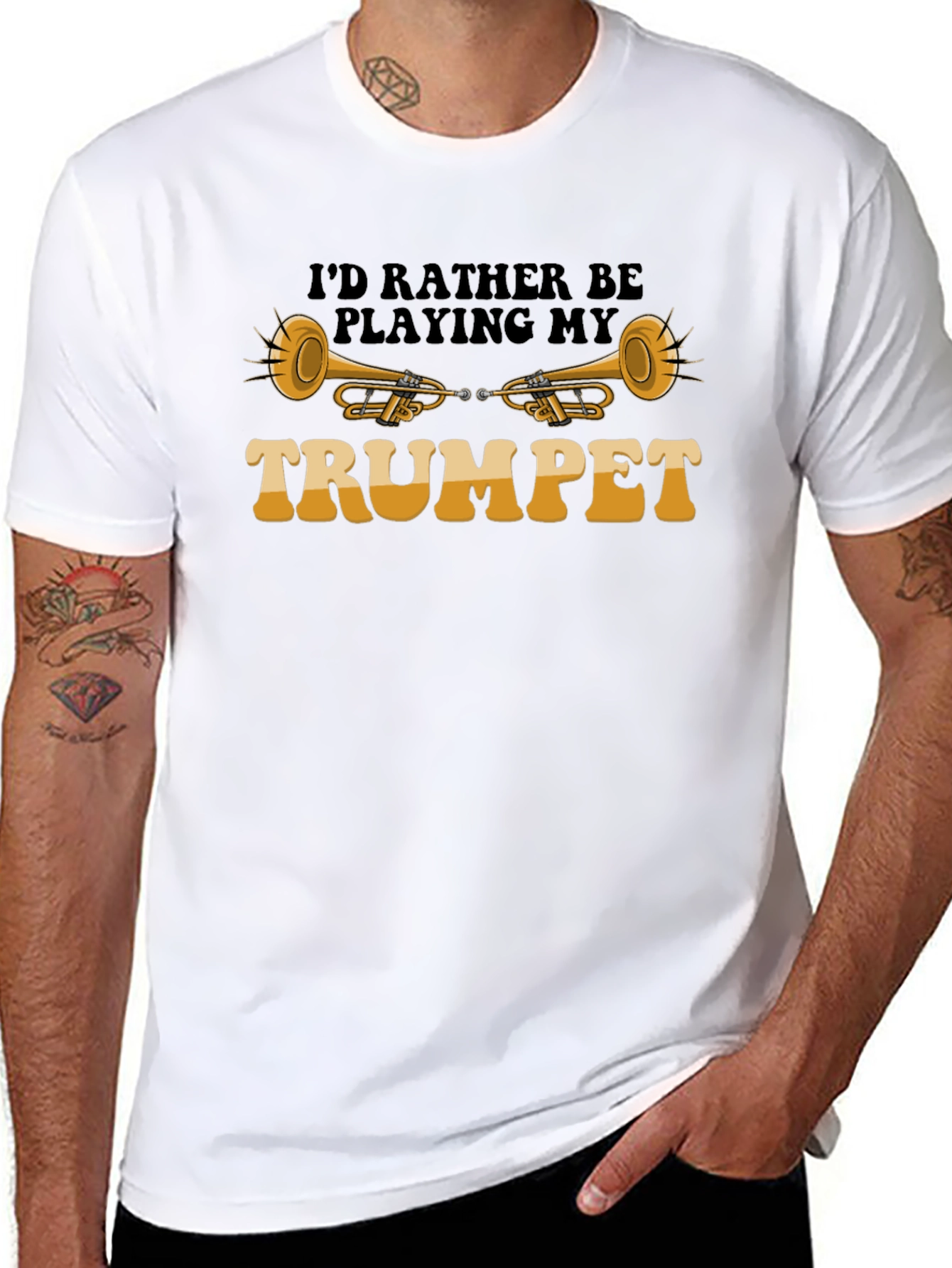 Id Rather Be Playing My Trumpet T-Shirt