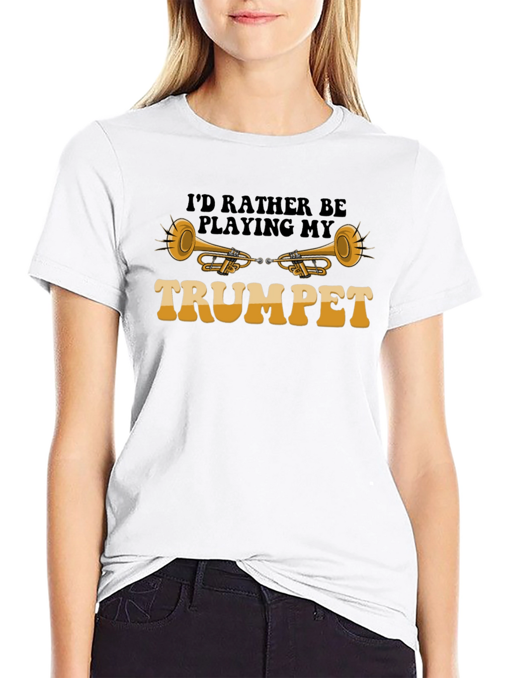 Id Rather Be Playing My Trumpet T-Shirt