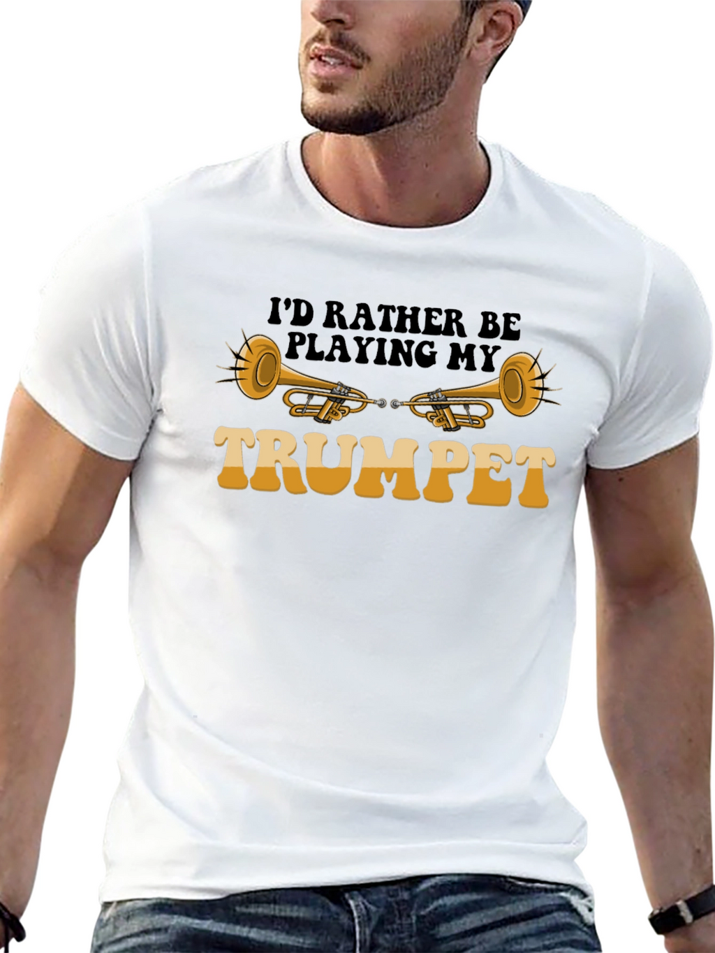 Id Rather Be Playing My Trumpet T-Shirt