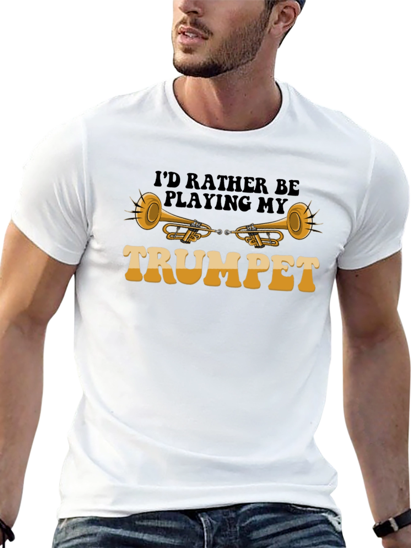 Id Rather Be Playing My Trumpet T-Shirt
