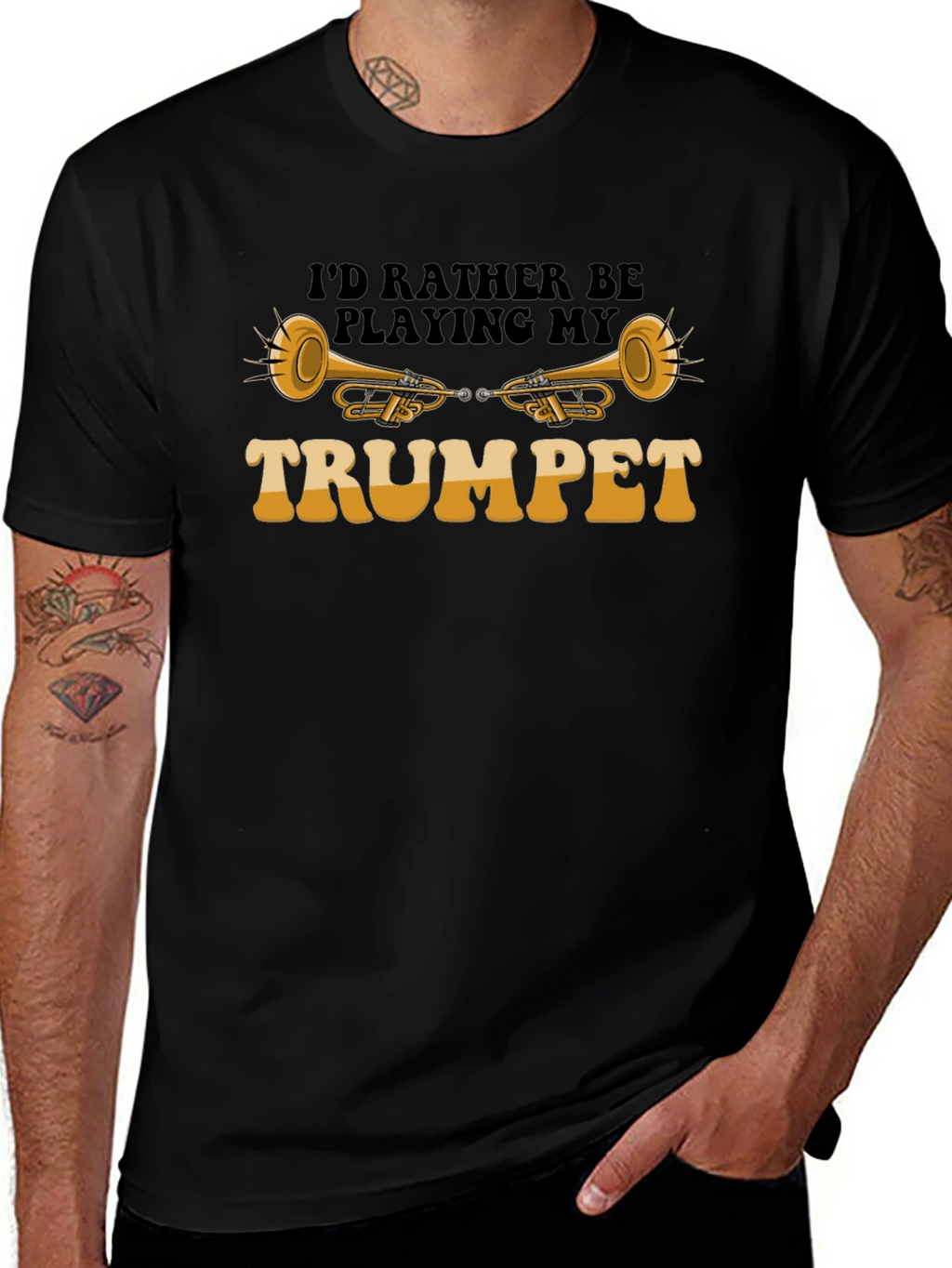 Id Rather Be Playing My Trumpet T-Shirt