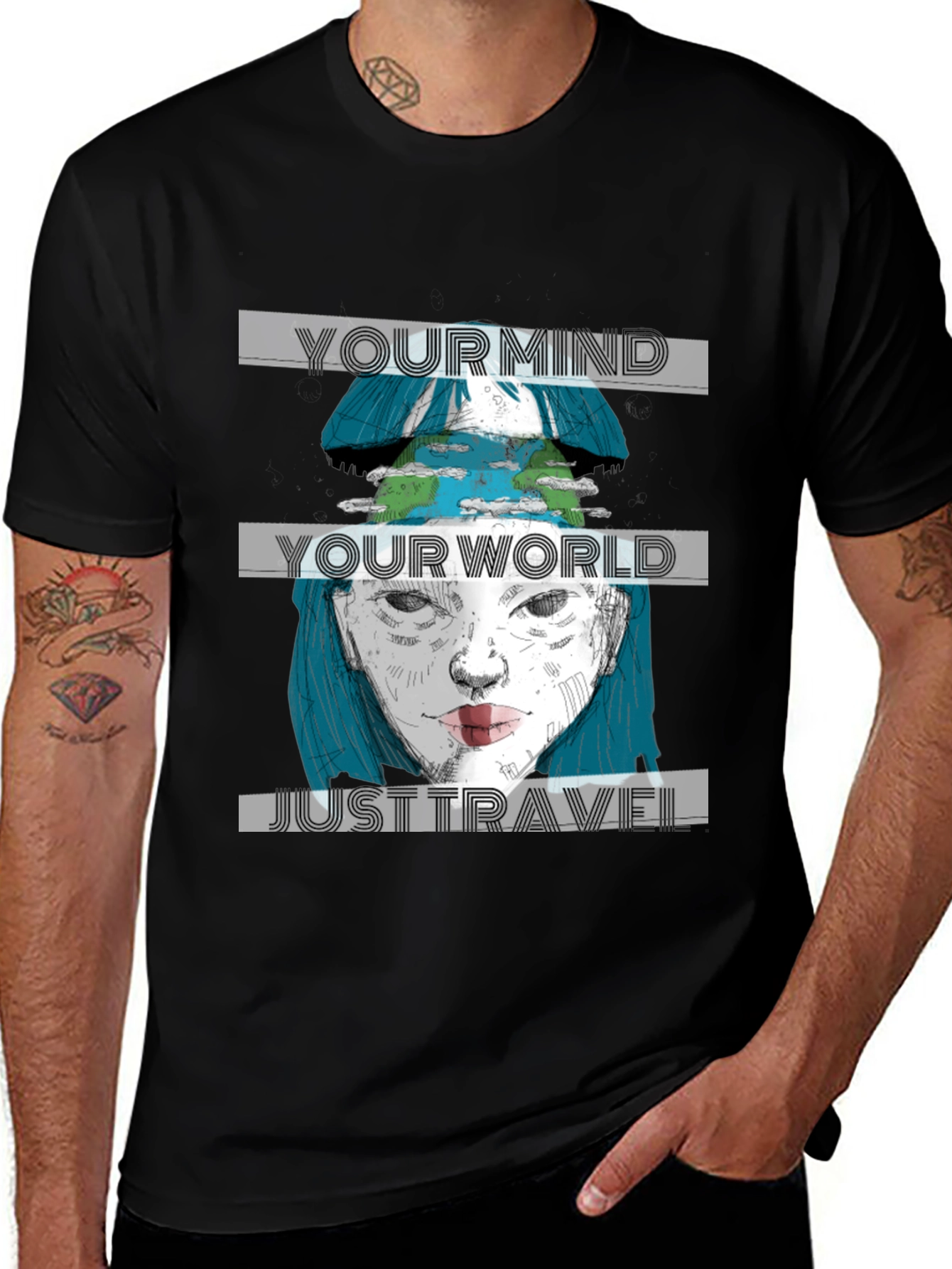 Mindful Traveler Graphic T-Shirt