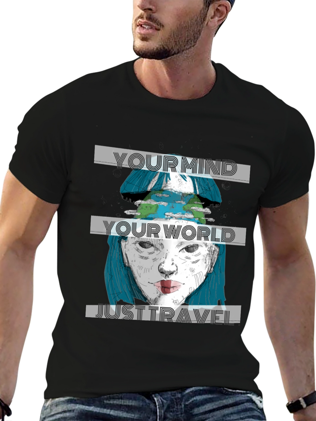 Mindful Traveler Graphic T-Shirt