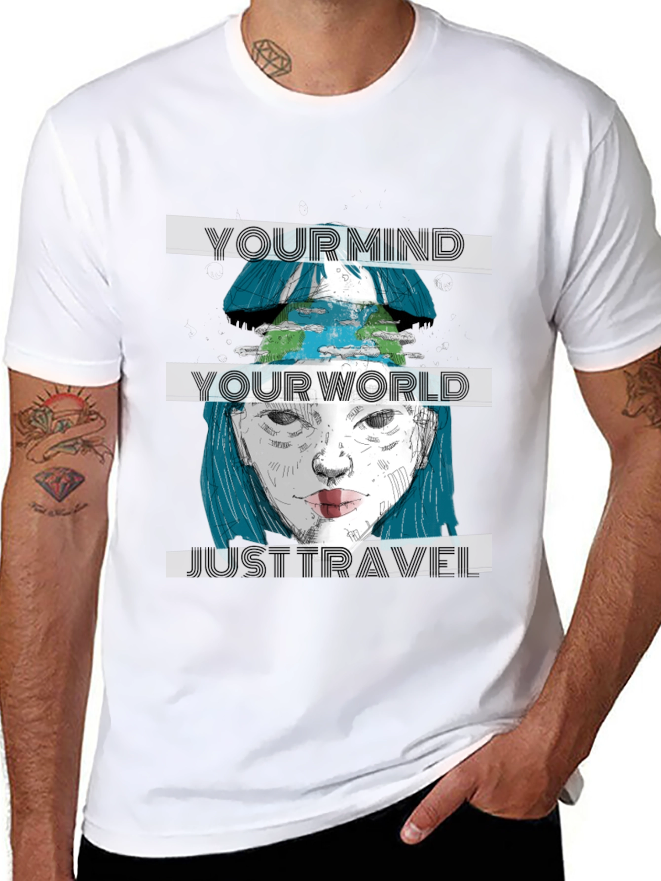Mindful Traveler Graphic T-Shirt