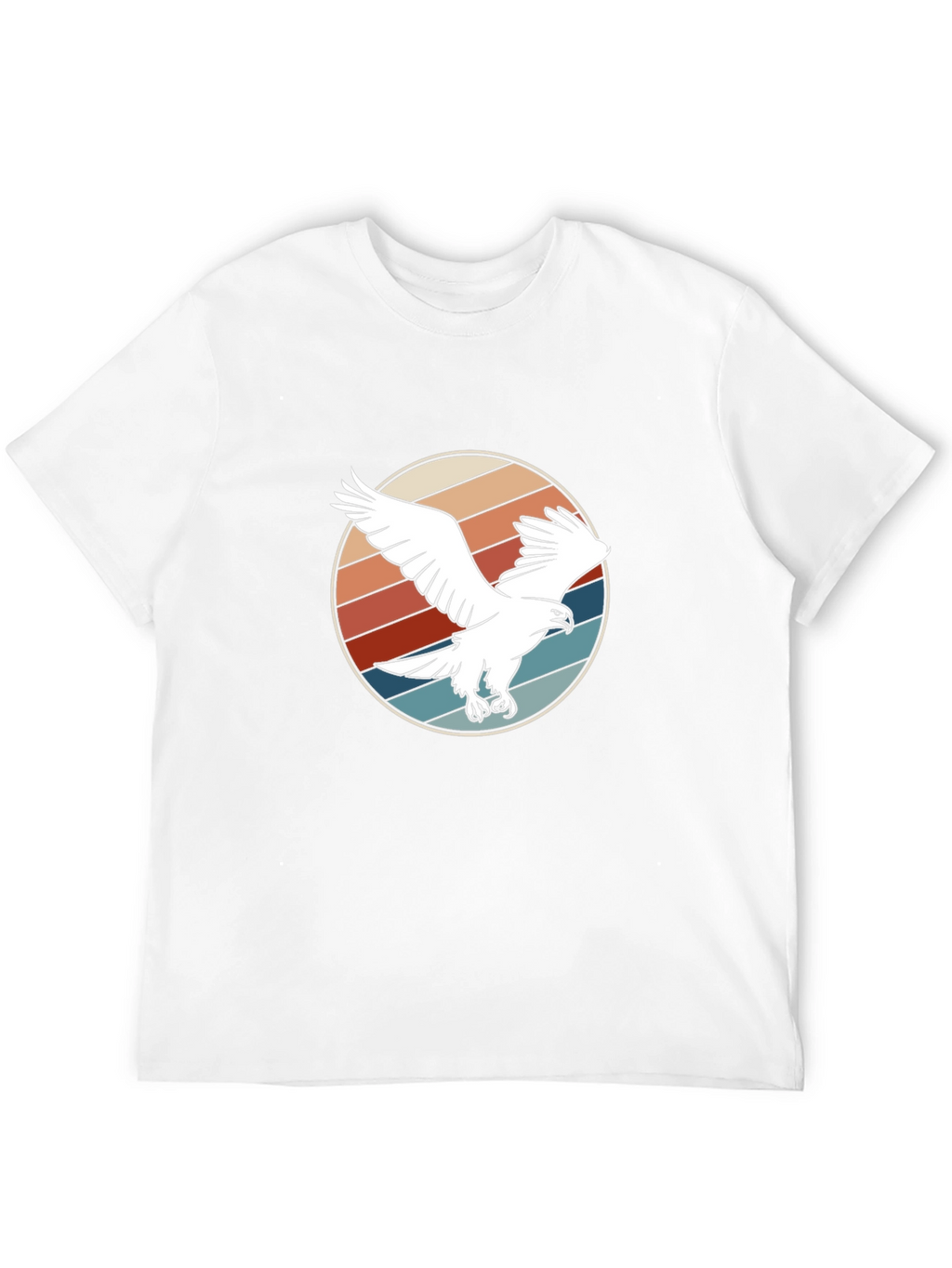 Retro Eagle Graphic Tee - Black T-Shirt