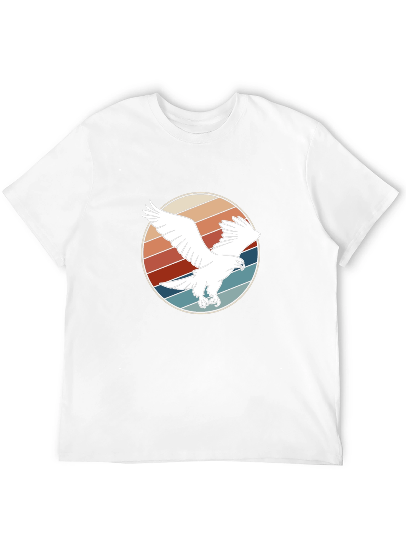 Retro Eagle Graphic Tee - Black T-Shirt